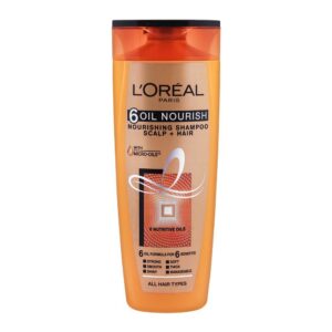 Loreal Paris 6 Oil Nourish Scalp + Hair Nourishing Shampoo For All Hair Types 360ml