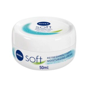 NIVEA Soft Moisturizing Cream, Refreshingly Soft, Jar 50ml