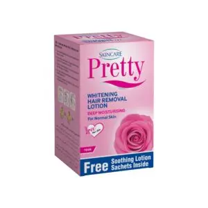 Pretty Whitening Hair Removal Lotion 90gm Rose Extract