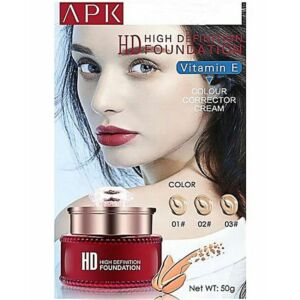 APK Cosmetics HD Liquid Foundation (02 Shade) 50gm