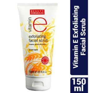 Beauty Formulas Vit-E Exfoliating Facial Scrub (150ml)