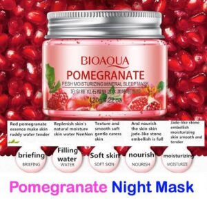 BioAqua Pomegranate Sleep Mask (120gm)