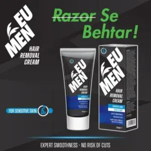 EU Men Hair Removal Cream (Sensitive Skin) 50gm