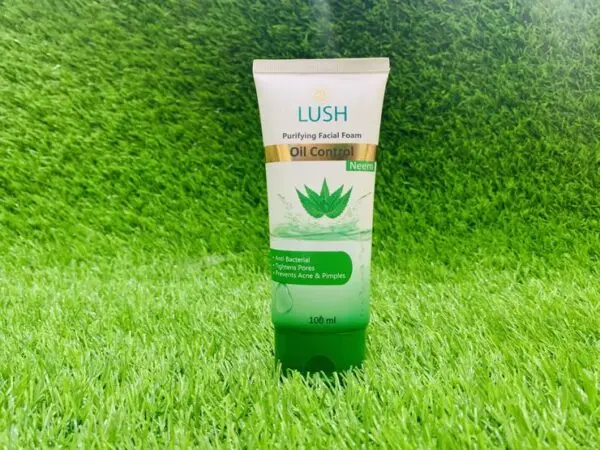 Lush Oil Control Facial Foam (Aloe Vera Extract)