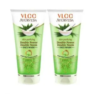 VLCC Double Power Double Neem Skin Purifying Face Wash (100ml) Combo Pack