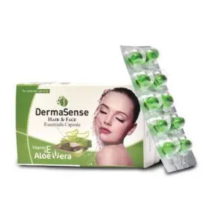 Derma Sense Hair & Face Green Capsule 40Pcs