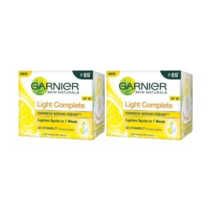 Garnier Light Complete Fairness Serum Cream (23gm) Combo Pack
