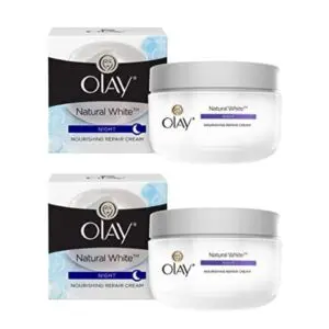Olay Natural White Night Repair Cream (50gm) Combo Pack