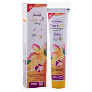 Permanent Clean Skin Hair Remover Cream (Lemon) 100gm+ 20gm