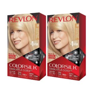 Revlon Colorsilk 04 Ultra Light Natural Blonde (Combo Pack)