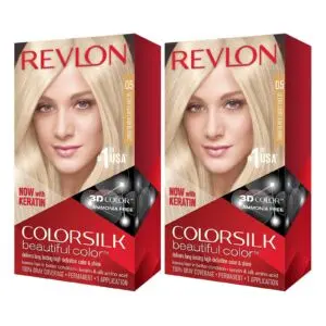 Revlon Colorsilk 05 Ultra Light Ash Blonde (Combo Pack)