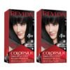 Revlon Colorsilk 10 Black Hair Color (Combo Pack)