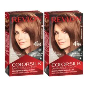 Revlon Colorsilk 54 Light Golden Brown (Combo Pack)