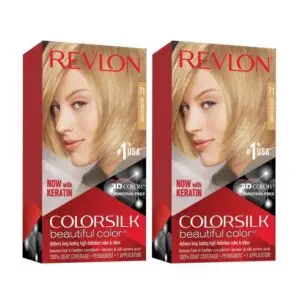 Revlon Colorsilk 71 Golden Blonde Hair Color (Combo Pack)