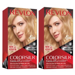 Revlon Colorsilk 75 Warm Golden Blonde (Combo Pack)