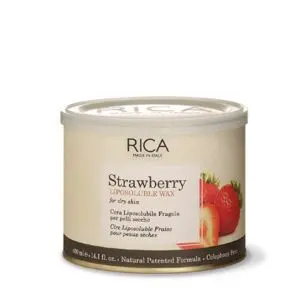 Rica Strawberry Liposoluble Wax for Dry Skin (400ml)