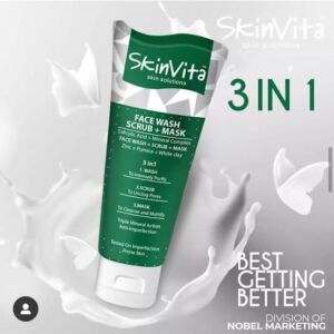 SkinVita 3in1 Face Wash + Scrub & Mask (200gm)