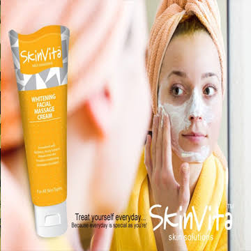 SkinVita Whitening Facial Massage Cream 200gm Trynow.pk