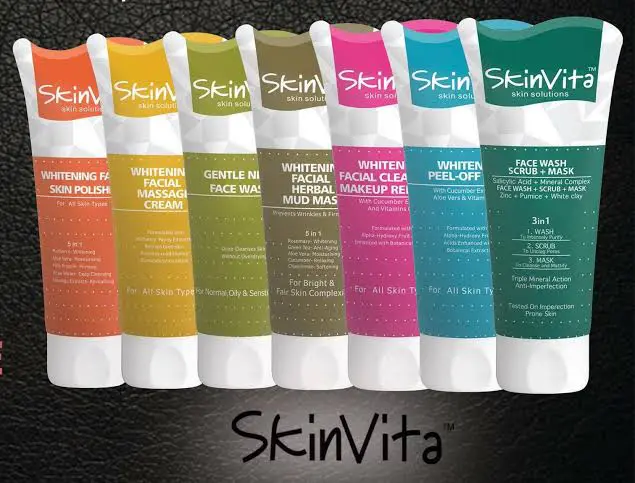 SkinVita Whitening Facial Tube Pack of 7 200gm Each Trynow.pk