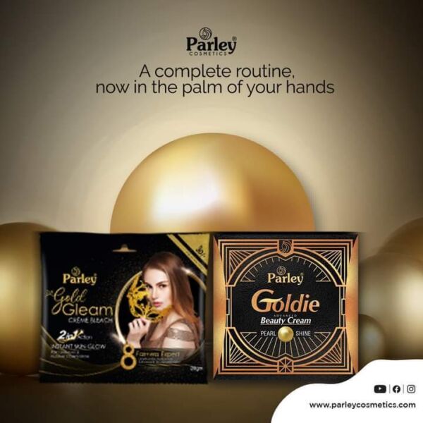 Parley Goldie Beauty Cream 50gm + Gold Bleach Creme