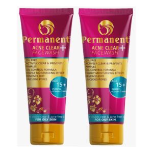 Permanent Acne Clear Age 15+ Face Wash (Combo Pack)