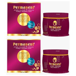 Permanent Acne Clear + Cream (50gm) Combo Pack