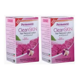 Permanent Clean Skin Hair Remover Lotion Rose (Combo Pack)