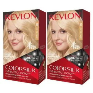 Revlon Colorsilk 95 Light Sun Blonde Hair Color (Combo Pack)