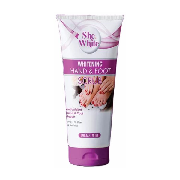 She White Whitening Hand & Foot Scrub (200gm)