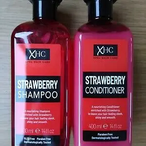 XHC Strawberry Shampoo & Conditioner (400ml Each)
