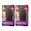 Eazicolor Premium Hair Color 4.0 Medium Brown Combo Pack
