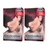 Eazicolor Premium Hair Color 5.5 Light Mahogany Brown Combo Pack