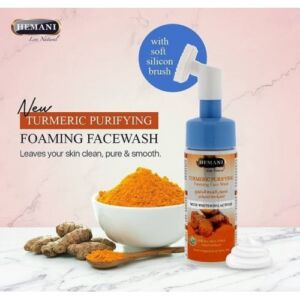 Hemani Herbal Purifying Foam Face Wash With Turmeric 150ml