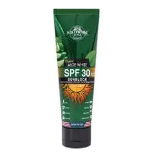 Hollywood Style Organic Aloe White SPF30 Sunblock