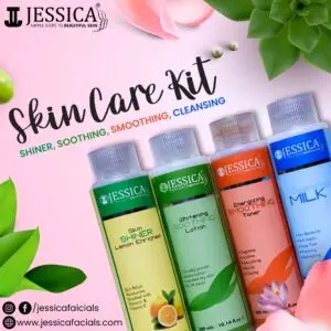Jessica Skincare Kit Pack of 4 Soothing+Shiner+Toner+Milk