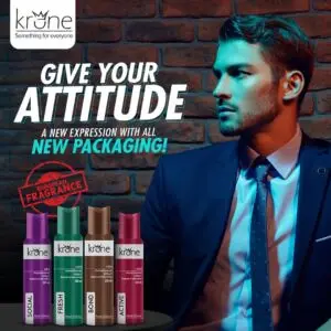Krone Men Perfumed Bodysprays Pack of 4 Combination