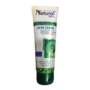 Natural White Acne Clear Facial Wash