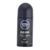 Nivea Men Deep Black Carbon 48H Dark Wood Roll On 50ml