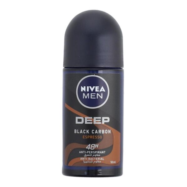 Nivea Men Deep Black Carbon 48H Roll On 50ml