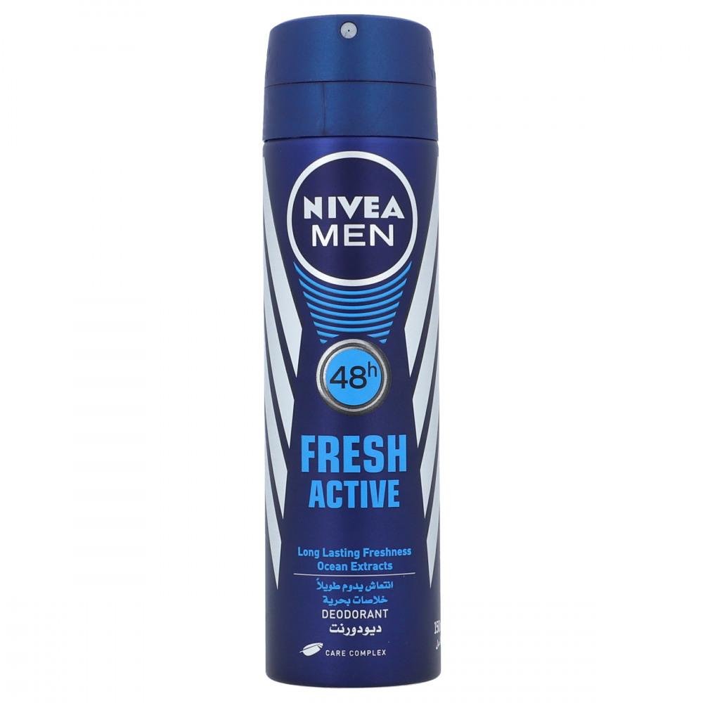Nivea Men Fresh Active Body Spray (150ml) – Trynow.pk