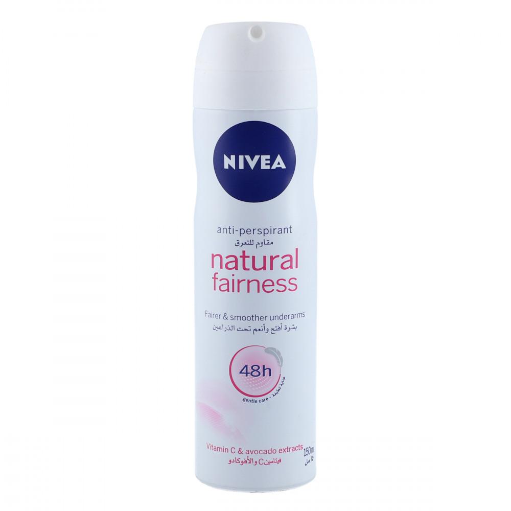 Nivea Natural Fairness Under Arms Spray (150ml) – Trynow.pk