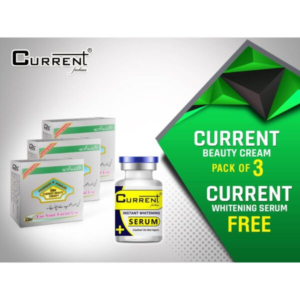BUY 3 Current Beauty Cream With Free Serum
