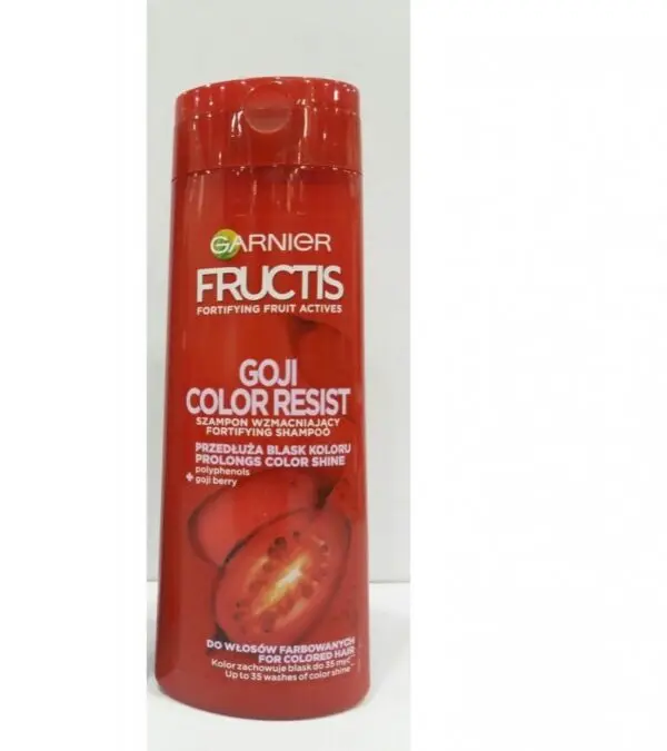 Garnier Fructis Goji Color Resist Straightening Shampoo (400ml)
