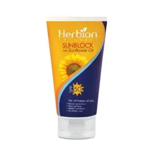 Herbion Sunblock With Sun Flower Oil (100ml)