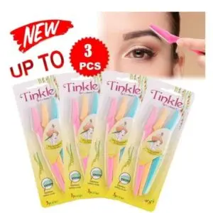 Pack Of 3 Tinkle Eyebrow Razors Multicolor