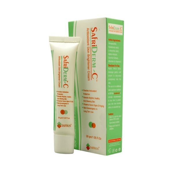 Safrin Safriderm C Skin Brightener Cream