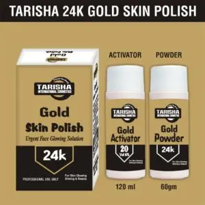Tarisha Gold Skin Polish (120ml Activator & 60gm Powder)