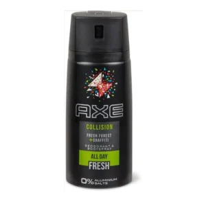 Axe Collision Mens Deodorant Body Spray 48 Hours Fresh (150ml)