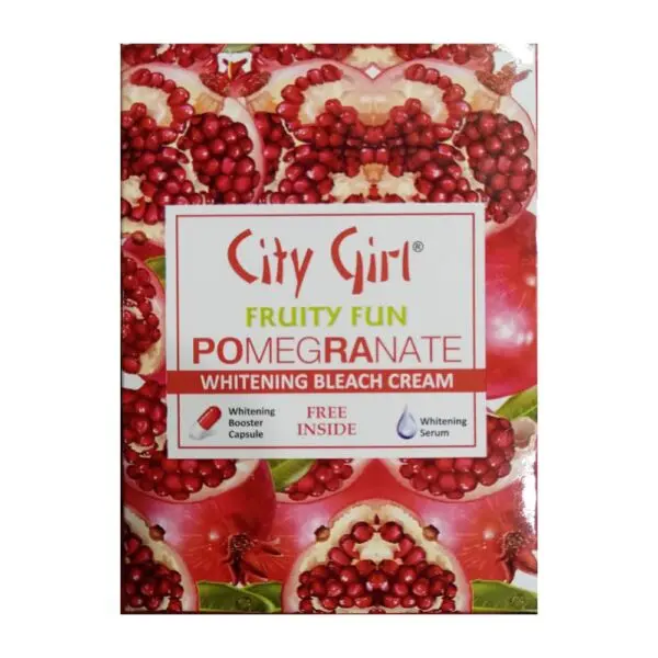 City Girl Pomegranate Whitening Bleach Cream