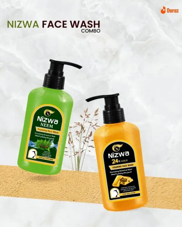 Nizwa Gold Foaming Face Washes (Combo Pack)